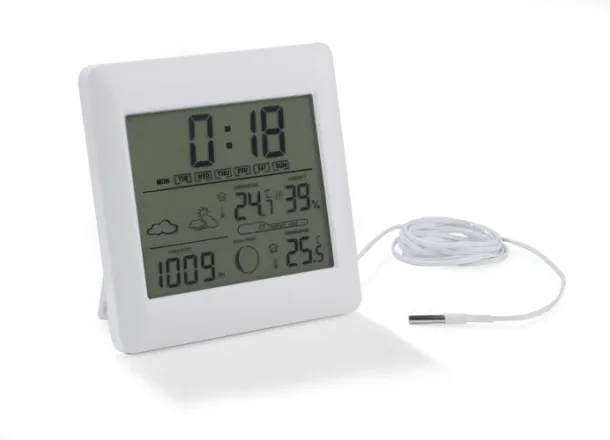 BINILO Weather station with barometer White