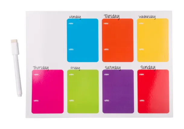 Wefri magnetic noteboard Multicolour