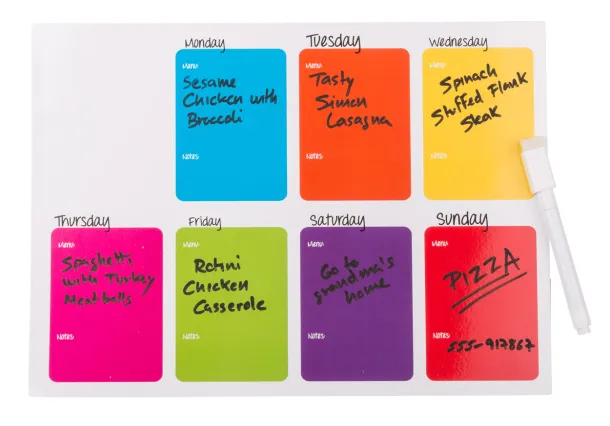 Wefri magnetic noteboard Multicolour