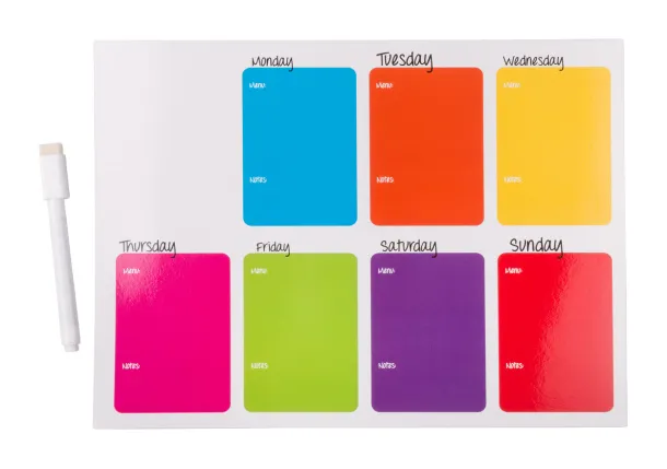 Nietix magnetic noteboard Multicolour