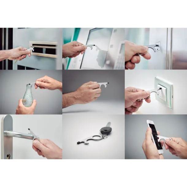 NOTOUCH Contactless door opener Matt Silver