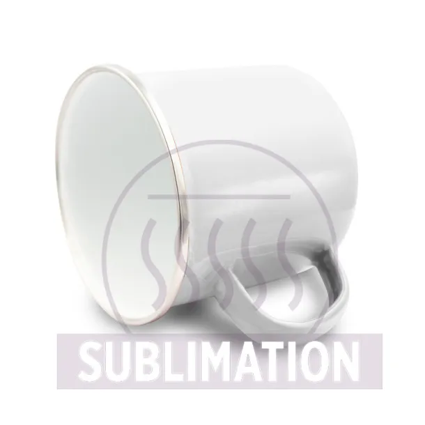  Emajlirana šalica, 360 ml Bijela