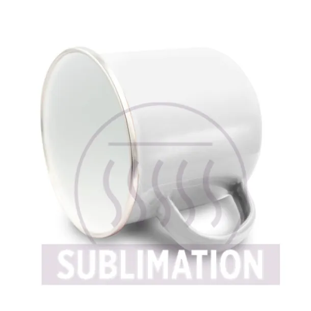  Emajlirana šalica, 360 ml Bijela