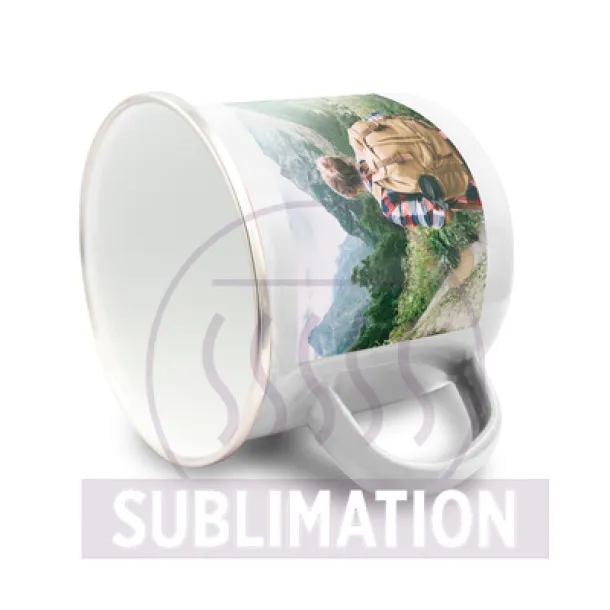  Enamel mug 360 ml Bijela