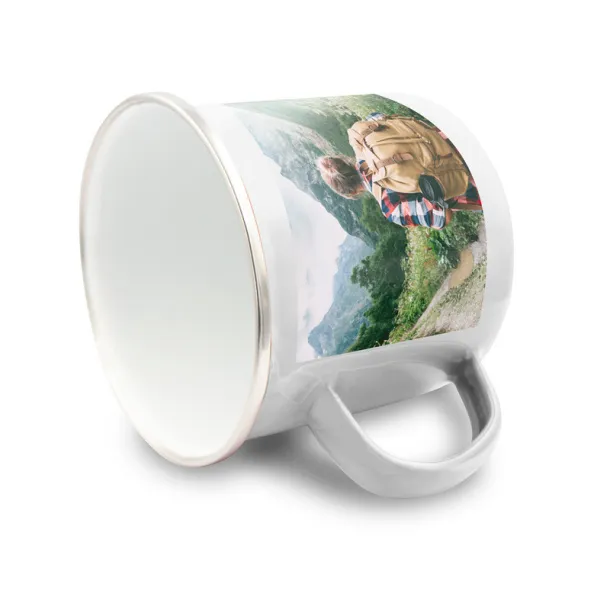  Enamel mug 360 ml white