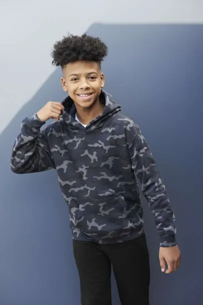  KIDS CAMO HOODIE - Just Hoods Black