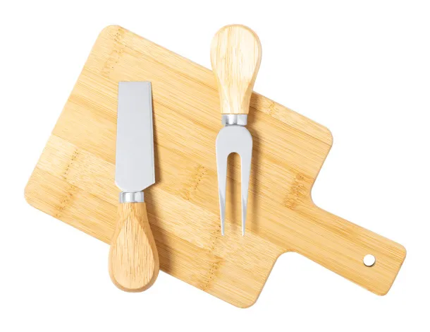 Tauroa cheese knife set Natural