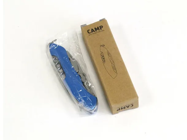 CAMP multifunctional knife with 7 functions Blue