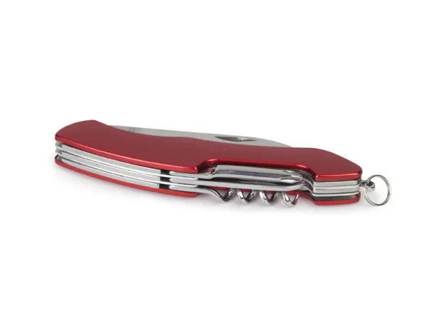 CAMP multifunctional knife with 7 functions Red