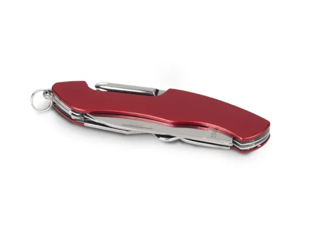 CAMP multifunctional knife with 7 functions Red