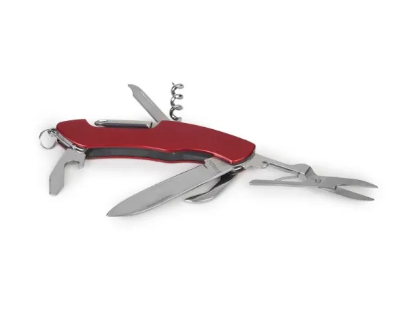 CAMP multifunctional knife with 7 functions Red