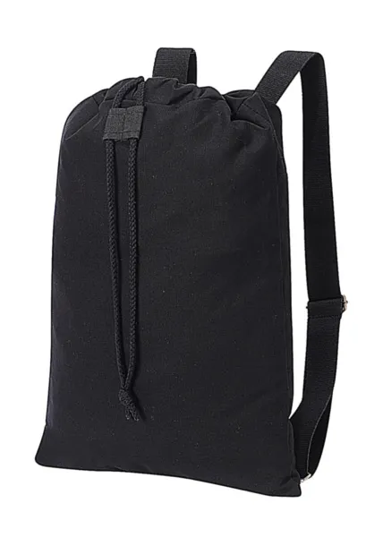  Sheffield Cotton Drawstring Backpack - Shugon Black Washed