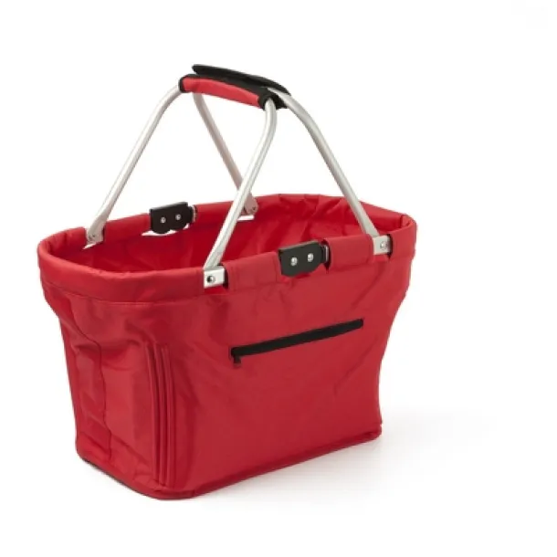  Foldable shopping basket red