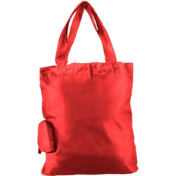  Foldable shopping bag red