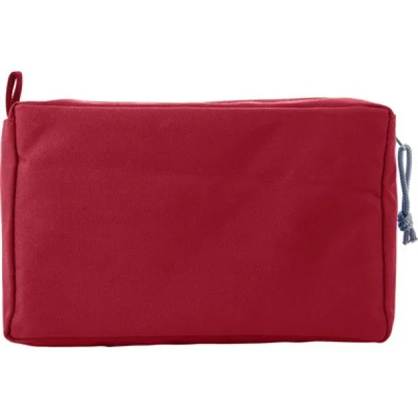  RPET cosmetic bag red