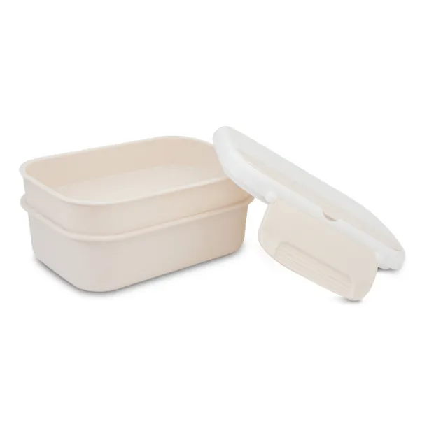 HEALTHYWAY dupla kutija za hranu, 1200 ml Bež
