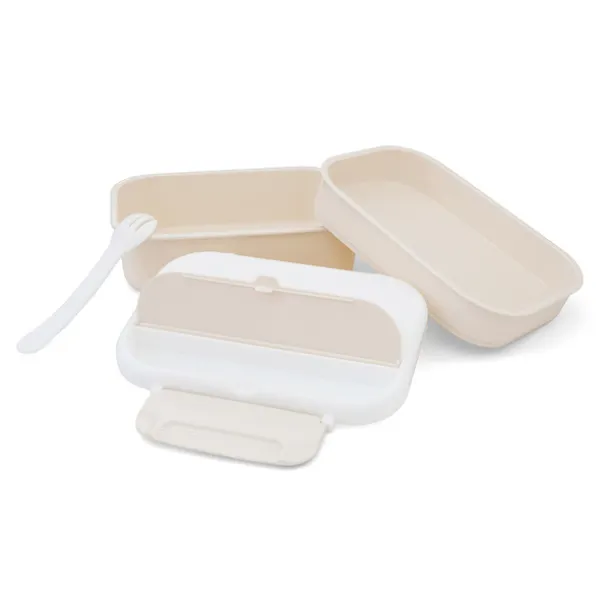 HEALTHYWAY duble lunch box Beige