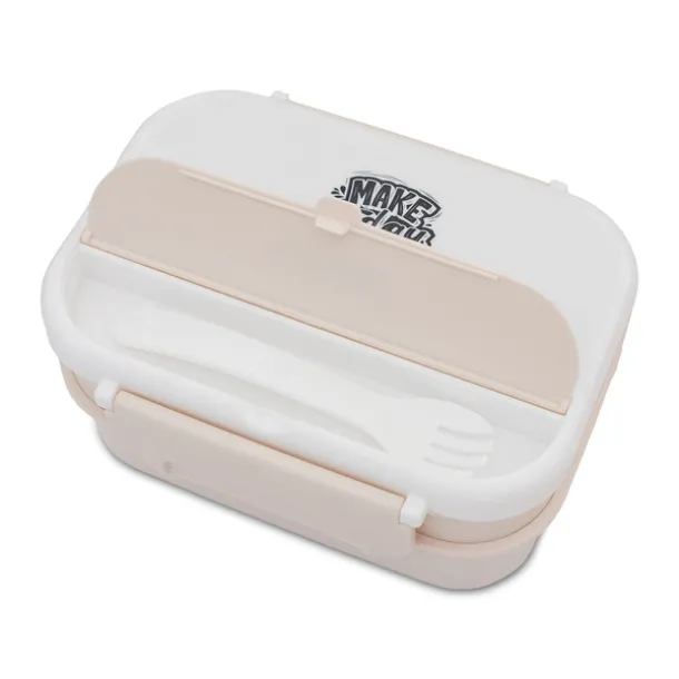HEALTHYWAY dupla kutija za hranu, 1200 ml Bež