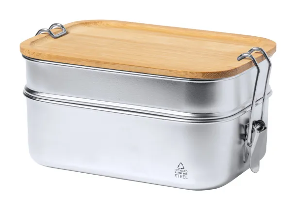 Vickers lunch box Silver Natural