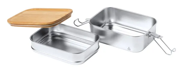 Vickers lunch box Silver Natural