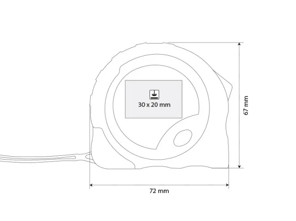 METRIX tape measure Yellow