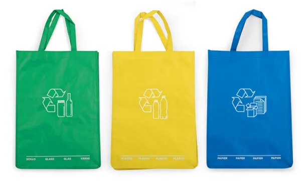 RECIDO Recycling bags colourful