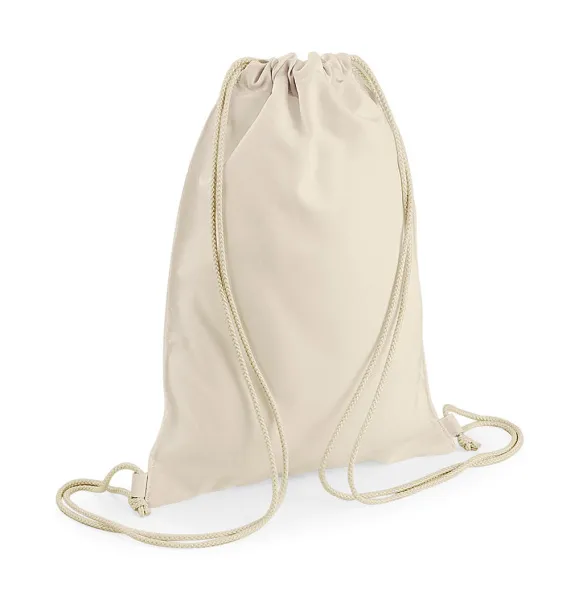  Sublimacijska gym torba s vezicama - Bagbase Prirodna