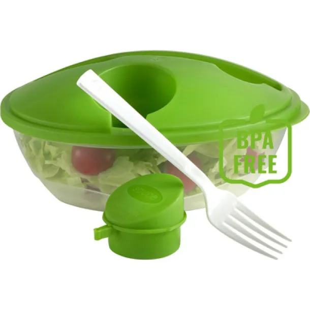  Lunch box 1 L, fork and salad dressing container approx. 50 ml light green