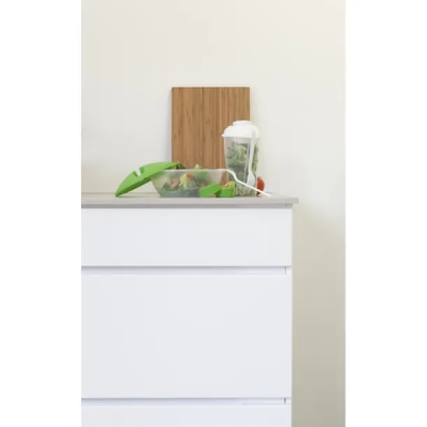  Lunch box 1 L, fork and salad dressing container approx. 50 ml light green