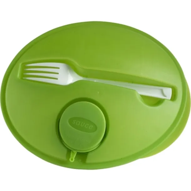  Lunch box 1 L, fork and salad dressing container approx. 50 ml light green