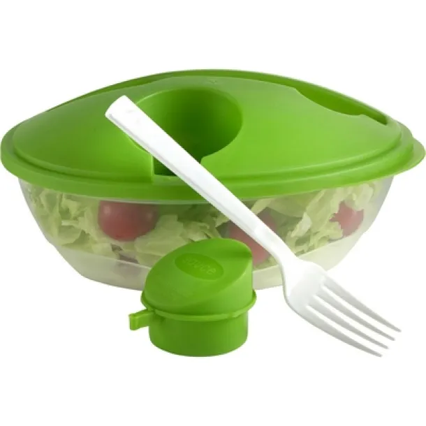  Lunch box 1 L, fork and salad dressing container approx. 50 ml light green