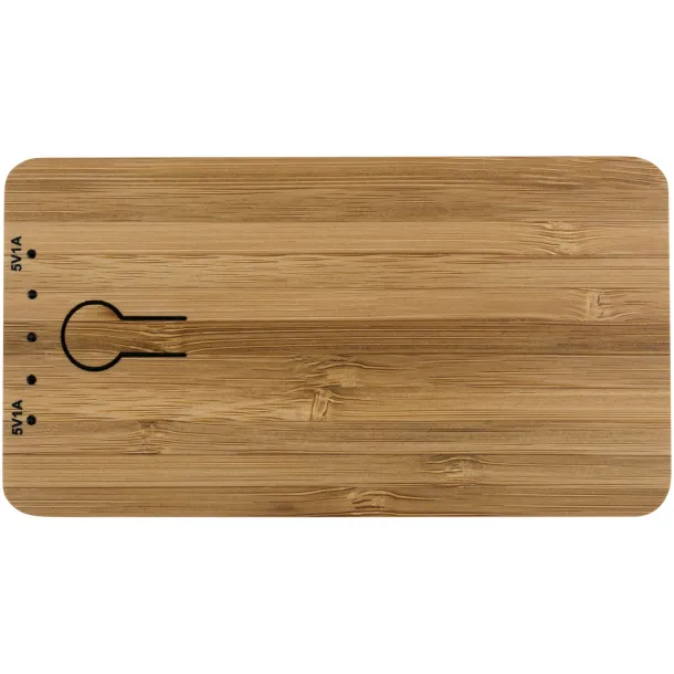 Grove 5000 mAh bamboo power bank - Avenue Natural