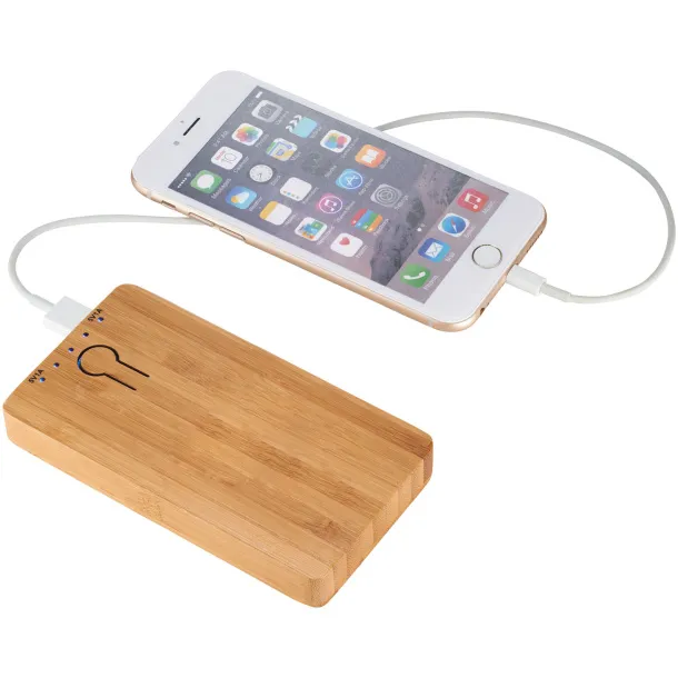 Grove prijenosna baterija kapaciteta 5000 mAh od bambusa - Avenue Prirodna