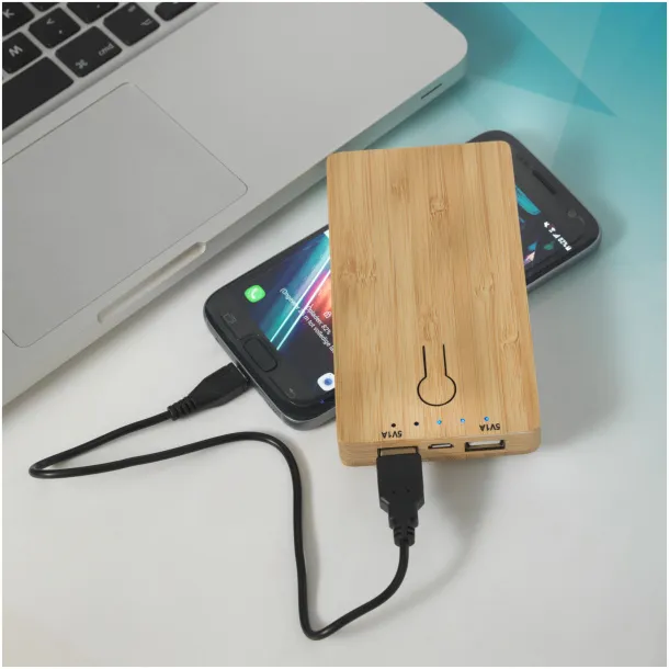 Grove prijenosna baterija kapaciteta 5000 mAh od bambusa - Avenue Prirodna