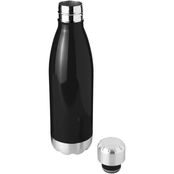 Arsenal 510 ml vacuum insulated bottle Crna
