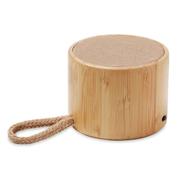 COOL Round bamboo wireless speaker Wood