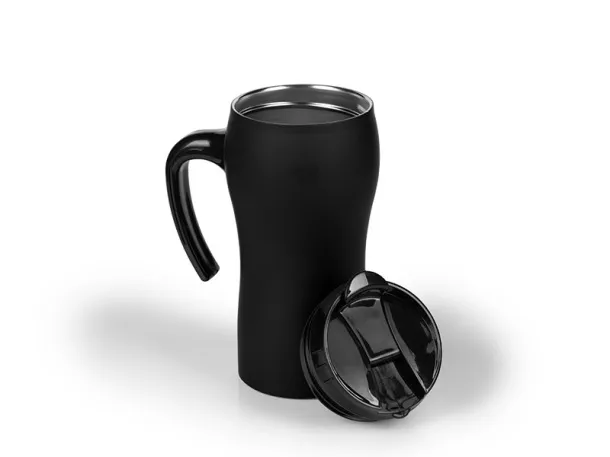 MARRY metal travel mug Black