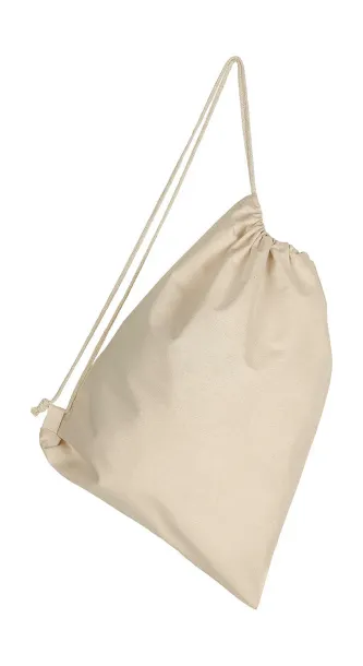  Cotton Backpack Single Drawstring - SG Accessories - BAGS (Ex JASSZ Bags) Natural