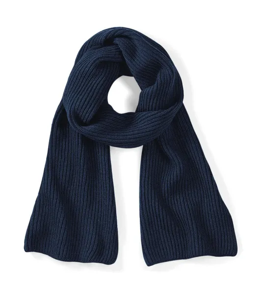  Metro Knitted Scarf - Beechfield French Navy