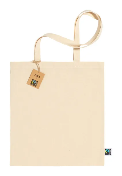 Flyca fairtrade shopping bag, 180 g/m² Natural