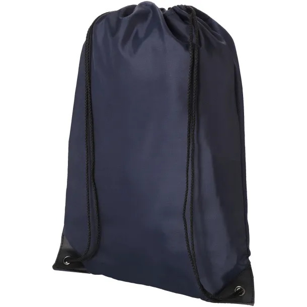 Condor polyester and non-woven drawstring backpack - Bullet Navy Blue