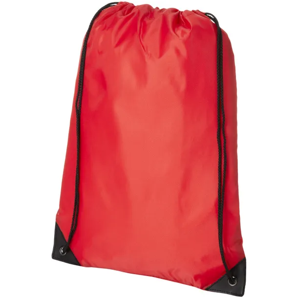 Condor polyester and non-woven drawstring backpack - Bullet Red