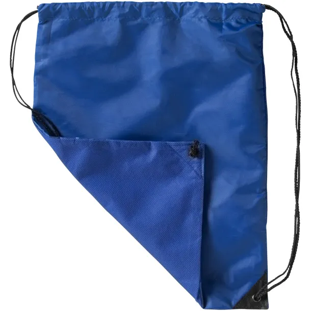 Condor polyester and non-woven drawstring backpack - Bullet Royal blue