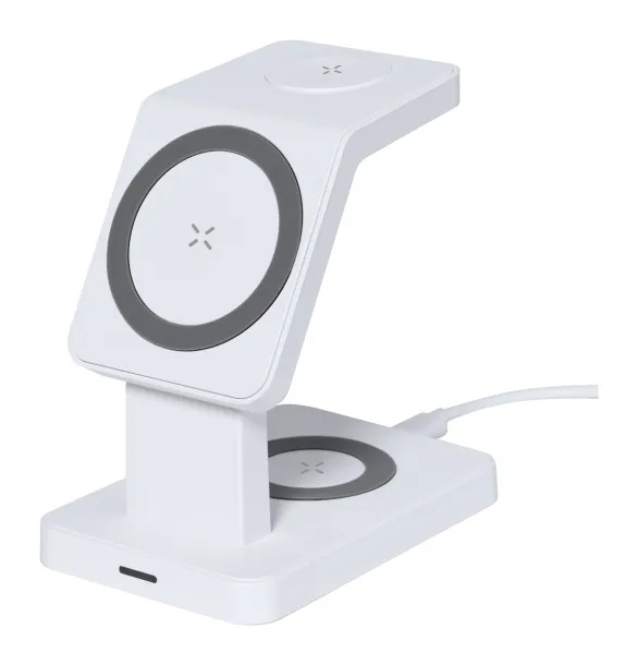 Krastop wireless charger mobile holder White