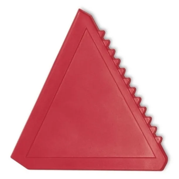  Triangular ice scraper red