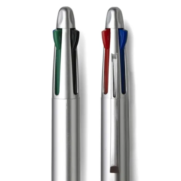  Ball pen with multicolour ink Crvena