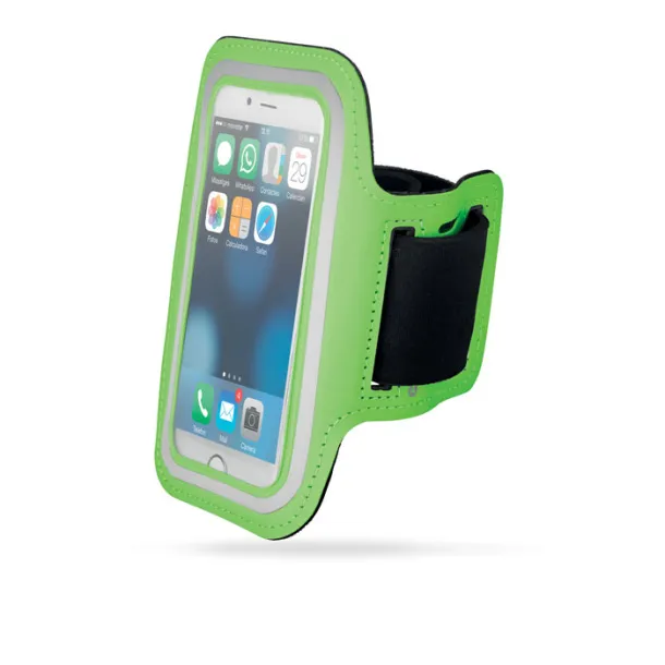 ARMPHONE Neoprene armband pouch Lime