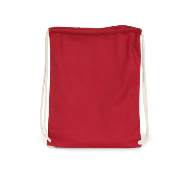  Ruksak od organskog pamuka s vezicama - Kimood Hibiscus Red