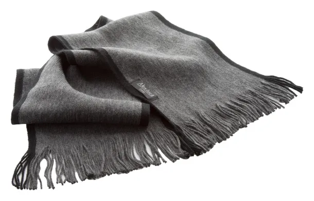 Luomo men's scarf Dark grey Black