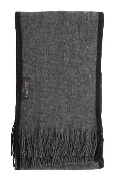 Luomo men's scarf Dark grey Black